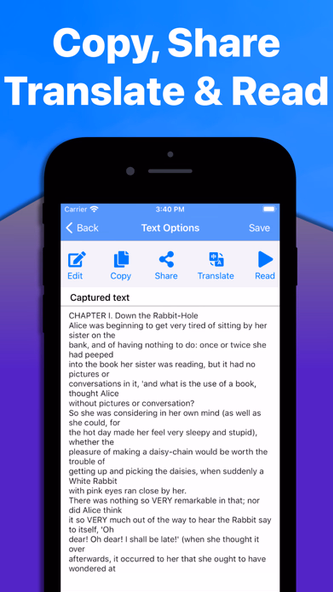 Text Capture: Image to Text Screenshot 3 - AppWisp.com Text Capture: Image to Text Screenshot 3 - AppWisp.com