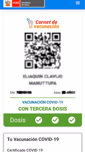 Carné de Vacunación - MINSA Screenshot 3 - AppWisp.com Carné de Vacunación - MINSA Screenshot 3 - AppWisp.com