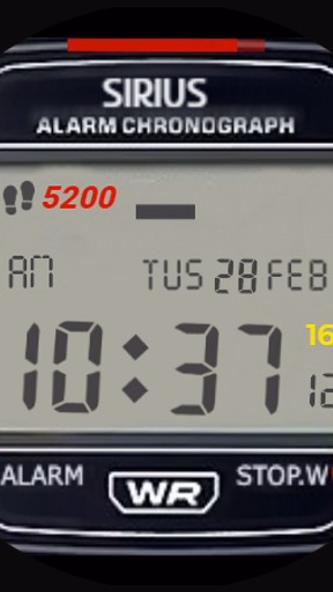 Sirius Nostalgic Digital Watch Screenshot 3 - AppWisp.com Sirius Nostalgic Digital Watch Screenshot 3 - AppWisp.com