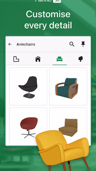 Planner 5D: Home Design, Decor Screenshot 4 - AppWisp.com Planner 5D: Home Design, Decor Screenshot 4 - AppWisp.com
