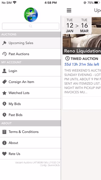 Vanzant Auctions Screenshot 4 - AppWisp.com Vanzant Auctions Screenshot 4 - AppWisp.com
