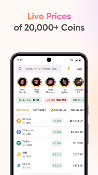 CoinStats - Crypto Tracker Screenshot 2 - AppWisp.com CoinStats - Crypto Tracker Screenshot 2 - AppWisp.com