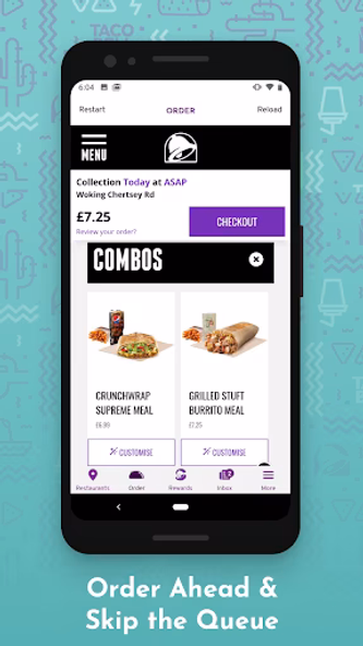 Taco Bell UK Screenshot 2 - AppWisp.com Taco Bell UK Screenshot 2 - AppWisp.com