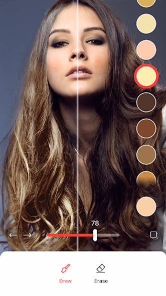Hair Color Changer: Change you Screenshot 1 - AppWisp.com Hair Color Changer: Change you Screenshot 1 - AppWisp.com