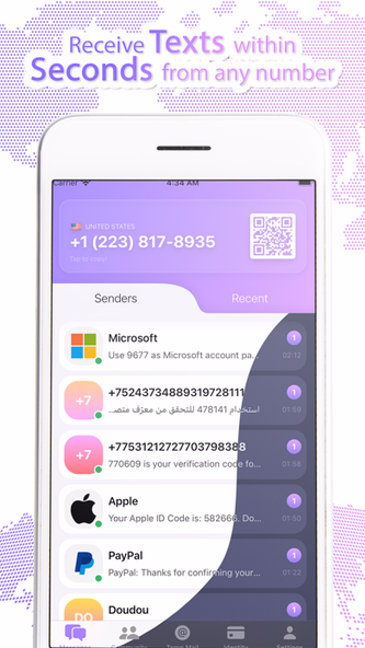 Receive SMS - Multiple SIM Screenshot 2 - AppWisp.com Receive SMS - Multiple SIM Screenshot 2 - AppWisp.com