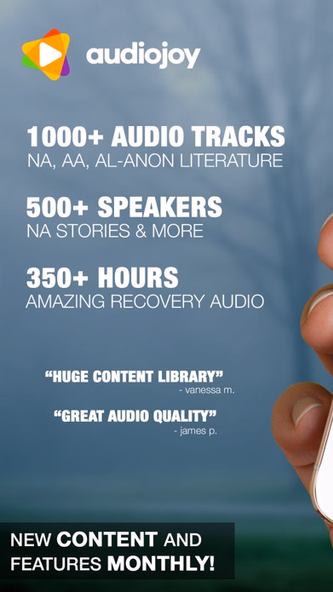 NA Speaker Tapes & Addiction Recovery Audio Screenshot 1 - AppWisp.com NA Speaker Tapes & Addiction Recovery Audio Screenshot 1 - AppWisp.com