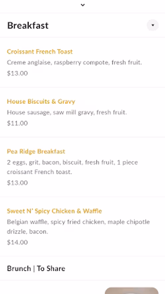 Pea Ridge Restaurant Screenshot 3 - AppWisp.com Pea Ridge Restaurant Screenshot 3 - AppWisp.com