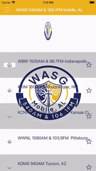WASG AM540 & FM106.1 Radio Screenshot 1 - AppWisp.com WASG AM540 & FM106.1 Radio Screenshot 1 - AppWisp.com