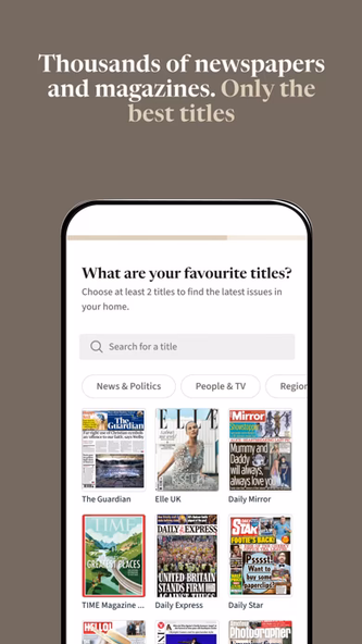 Cafeyn - News & magazines Screenshot 3 - AppWisp.com Cafeyn - News & magazines Screenshot 3 - AppWisp.com