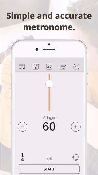 Smart Metronome & Tuner + Screenshot 1 - AppWisp.com Smart Metronome & Tuner + Screenshot 1 - AppWisp.com