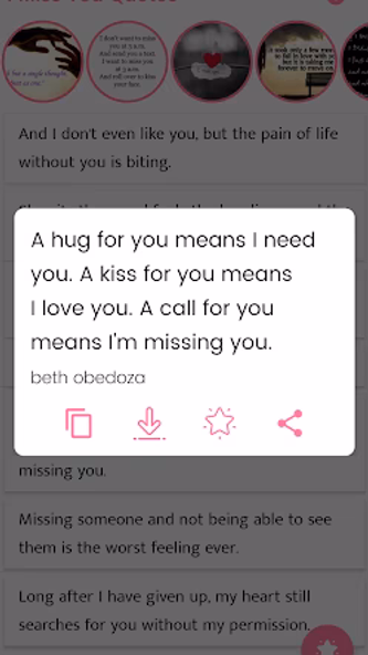 I Miss You Quotes and Sayings Screenshot 1 - AppWisp.com I Miss You Quotes and Sayings Screenshot 1 - AppWisp.com