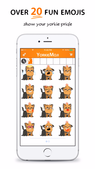 YorkieMoji Screenshot 2 - AppWisp.com YorkieMoji Screenshot 2 - AppWisp.com