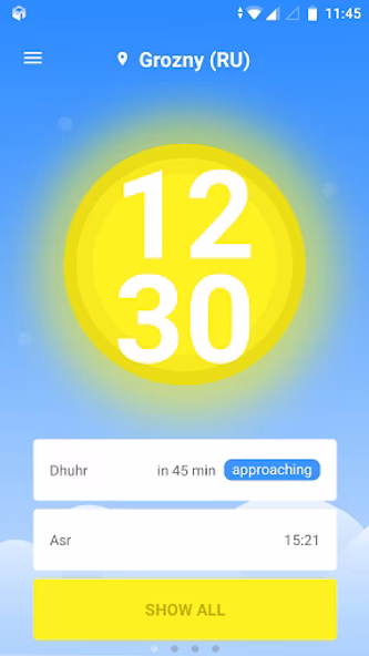 1Muslim: Prayer times, Azan Screenshot 1 - AppWisp.com 1Muslim: Prayer times, Azan Screenshot 1 - AppWisp.com