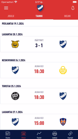 HIFK Screenshot 2 - AppWisp.com HIFK Screenshot 2 - AppWisp.com