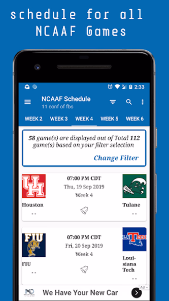 2022 College Football Scores Screenshot 2 - AppWisp.com 2022 College Football Scores Screenshot 2 - AppWisp.com