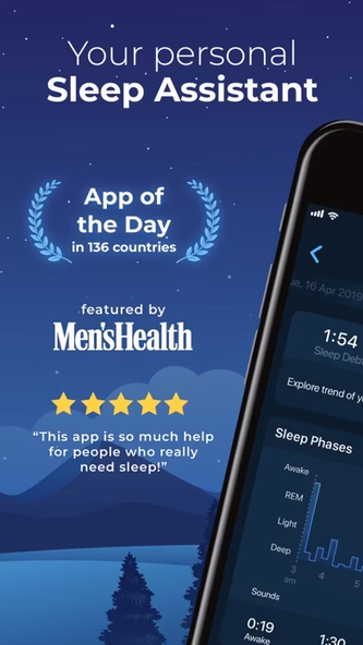 Sleepzy - Sleep Cycle Tracker Screenshot 1 - AppWisp.com Sleepzy - Sleep Cycle Tracker Screenshot 1 - AppWisp.com