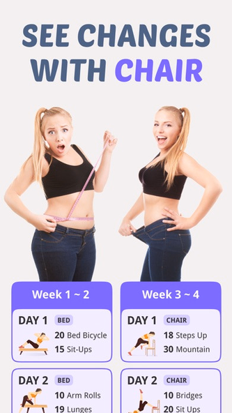 Lazy Workout for Weight Loss Screenshot 4 - AppWisp.com Lazy Workout for Weight Loss Screenshot 4 - AppWisp.com
