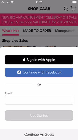 SHOP CAAB Screenshot 1 - AppWisp.com SHOP CAAB Screenshot 1 - AppWisp.com