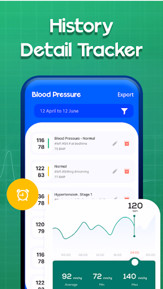 Blood Pressure: BP Tracker Screenshot 3 - AppWisp.com Blood Pressure: BP Tracker Screenshot 3 - AppWisp.com