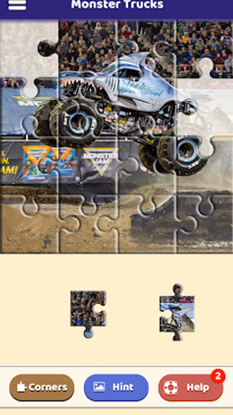 Monster Truck Puzzle Screenshot 2 - AppWisp.com Monster Truck Puzzle Screenshot 2 - AppWisp.com
