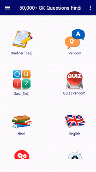 80,000+ Imp. GK Question Hindi Screenshot 2 - AppWisp.com