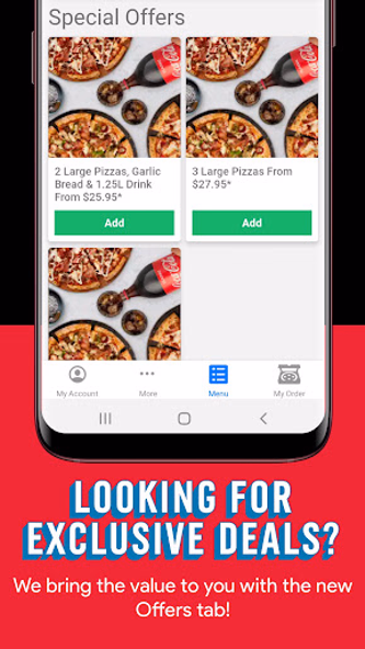 Domino's Screenshot 2 - AppWisp.com Domino's Screenshot 2 - AppWisp.com