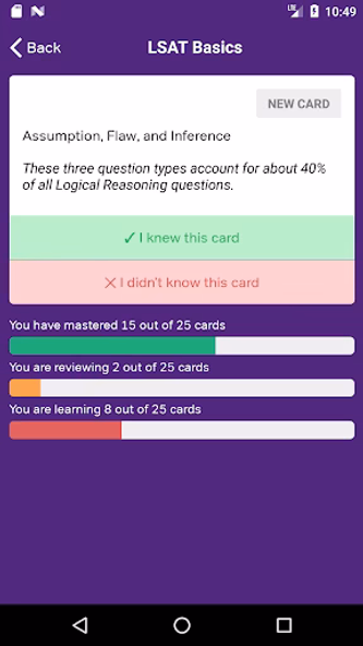 LSAT Prep, LSAT Flashcards Screenshot 3 - AppWisp.com LSAT Prep, LSAT Flashcards Screenshot 3 - AppWisp.com