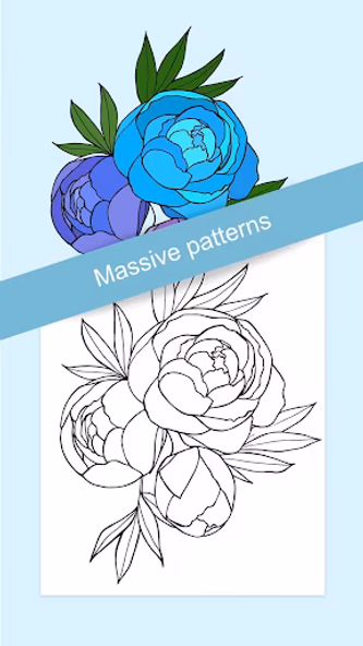 Flowers Coloring Books Screenshot 3 - AppWisp.com Flowers Coloring Books Screenshot 3 - AppWisp.com
