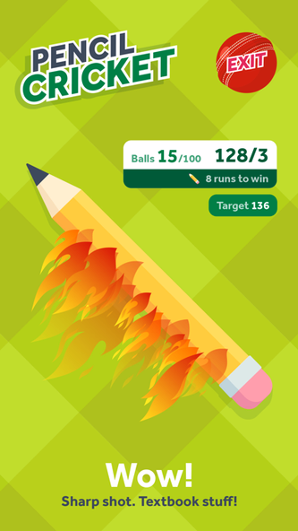 Pencil Cricket Screenshot 4 - AppWisp.com Pencil Cricket Screenshot 4 - AppWisp.com