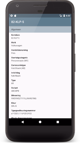 Kenteken - Check RDW Info Screenshot 2 - AppWisp.com Kenteken - Check RDW Info Screenshot 2 - AppWisp.com