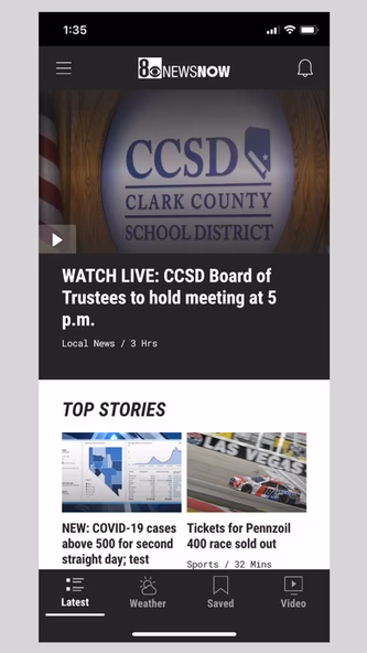 8 News Now Screenshot 1 - AppWisp.com 8 News Now Screenshot 1 - AppWisp.com