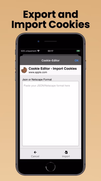 Cookie-Editor Screenshot 3 - AppWisp.com Cookie-Editor Screenshot 3 - AppWisp.com