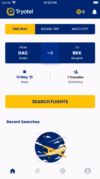 Tryotel: Book Flights Screenshot 1 - AppWisp.com Tryotel: Book Flights Screenshot 1 - AppWisp.com