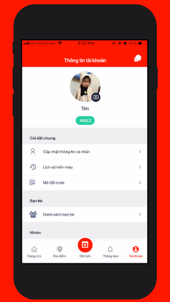 Hiến máu Screenshot 2 - AppWisp.com Hiến máu Screenshot 2 - AppWisp.com