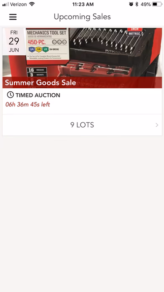 BB's Online Auction Screenshot 2 - AppWisp.com BB's Online Auction Screenshot 2 - AppWisp.com