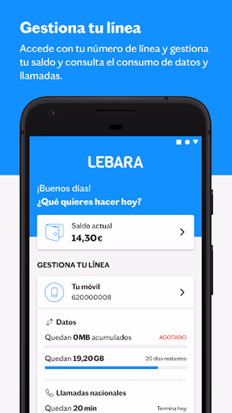 I'm Lebara - Customer area Screenshot 1 - AppWisp.com