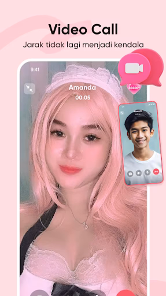 Cinta: 1v1 Video Chat & Call Screenshot 1 - AppWisp.com Cinta: 1v1 Video Chat & Call Screenshot 1 - AppWisp.com