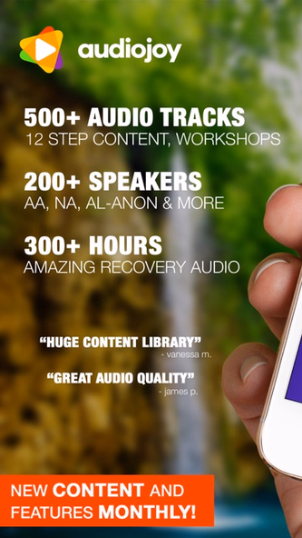AA Speaker Tapes & 12 Steps Screenshot 1 - AppWisp.com AA Speaker Tapes & 12 Steps Screenshot 1 - AppWisp.com