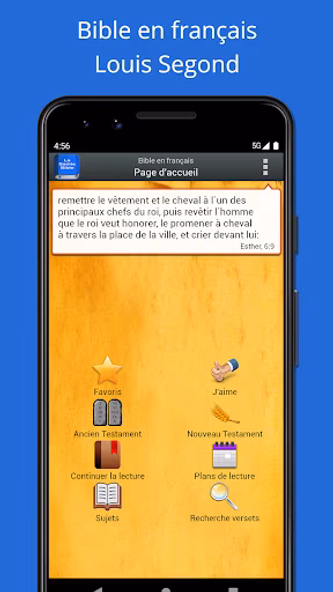 Bible en français Louis Segond Screenshot 1 - AppWisp.com Bible en français Louis Segond Screenshot 1 - AppWisp.com