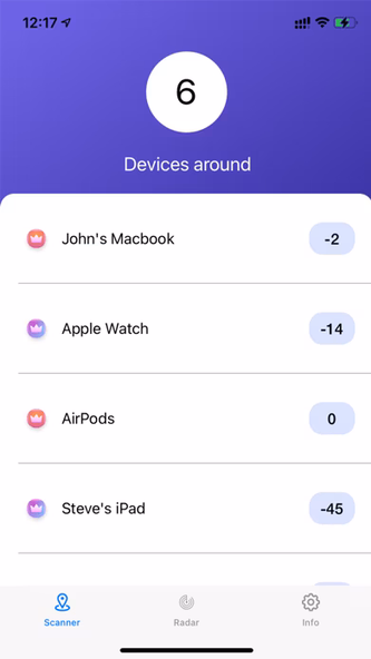 AirFinder by BT Notifier Screenshot 1 - AppWisp.com AirFinder by BT Notifier Screenshot 1 - AppWisp.com