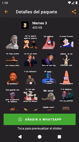 Memes Hub: stickers animados Screenshot 4 - AppWisp.com