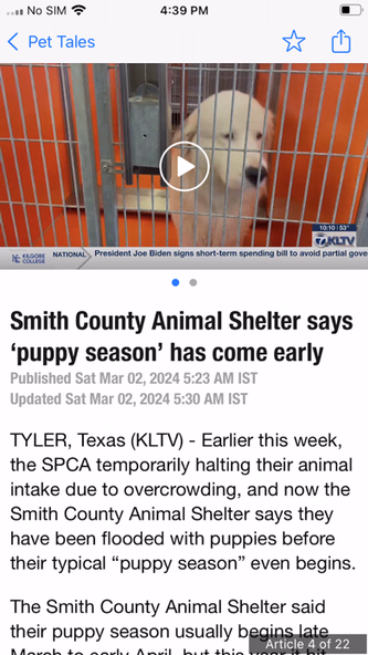 Pet Project KLTV-KTRE Screenshot 4 - AppWisp.com Pet Project KLTV-KTRE Screenshot 4 - AppWisp.com