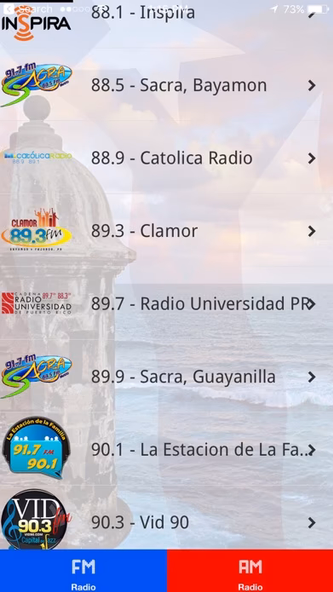 Puerto Rico AM / FM Screenshot 1 - AppWisp.com Puerto Rico AM / FM Screenshot 1 - AppWisp.com