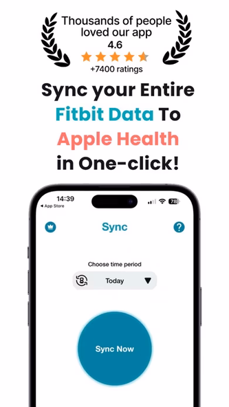 Fitbit to Health Power sync Screenshot 1 - AppWisp.com Fitbit to Health Power sync Screenshot 1 - AppWisp.com