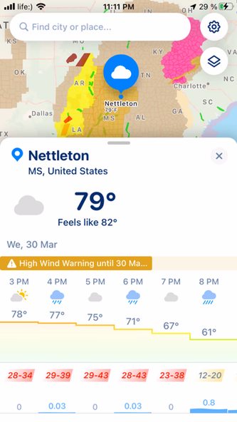 Weather Alerts: Severe, Storm Screenshot 2 - AppWisp.com Weather Alerts: Severe, Storm Screenshot 2 - AppWisp.com