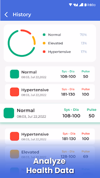 Blood Pressure Log: BP Tracker Screenshot 2 - AppWisp.com Blood Pressure Log: BP Tracker Screenshot 2 - AppWisp.com