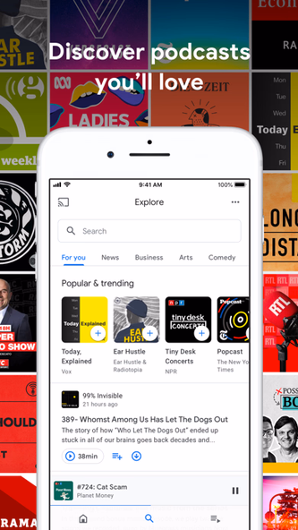 Google Podcasts Screenshot 2 - AppWisp.com Google Podcasts Screenshot 2 - AppWisp.com