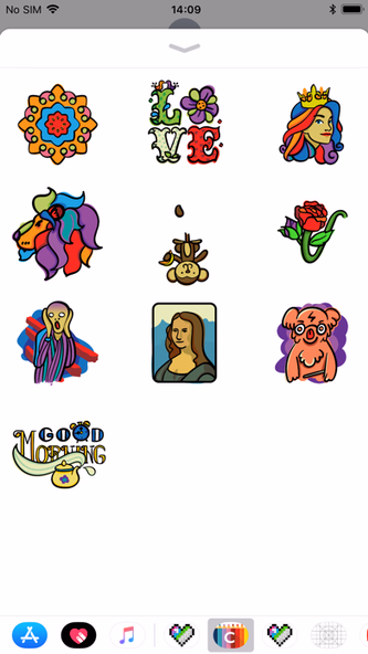 Colorfy Stickers Screenshot 2 - AppWisp.com Colorfy Stickers Screenshot 2 - AppWisp.com