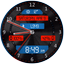 Black Metal LED HD Watch Face - AppWisp.com