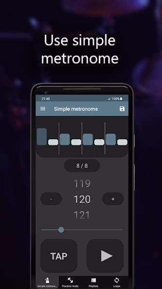 Camtronome - Pro Metronome Screenshot 2 - AppWisp.com Camtronome - Pro Metronome Screenshot 2 - AppWisp.com